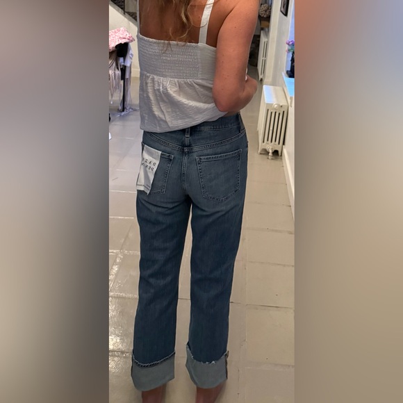 DAZE Sundaze Crossover Jeans 27 Drift Asymmetrical High Rise NWT - Picture 3 of 11